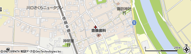 新潟県新潟市秋葉区川口437周辺の地図