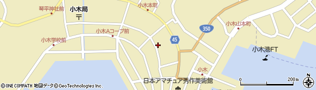 新潟県佐渡市小木町347周辺の地図