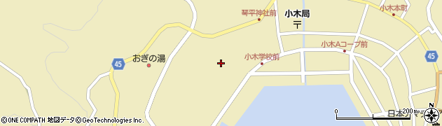 新潟県佐渡市小木町1526周辺の地図