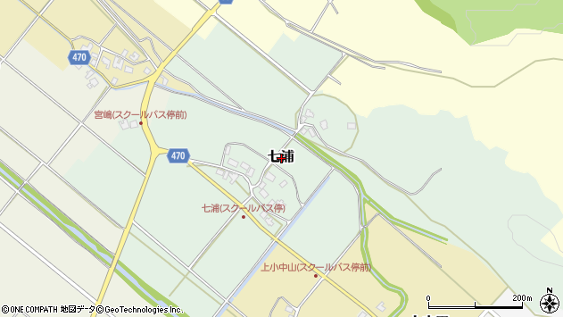 〒959-1934 新潟県阿賀野市七浦の地図