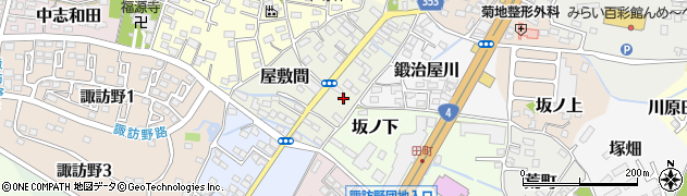 福島県伊達市田町53周辺の地図