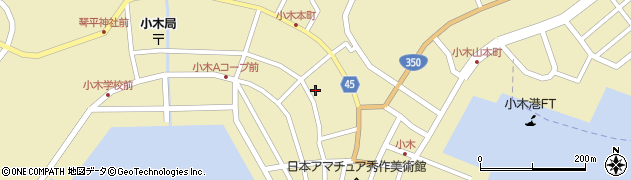 新潟県佐渡市小木町346周辺の地図