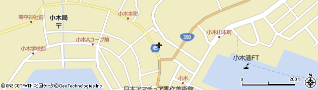 新潟県佐渡市小木町826周辺の地図
