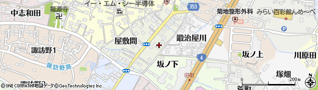 福島県伊達市田町50周辺の地図