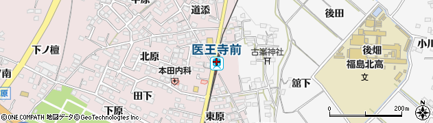 医王寺前駅周辺の地図