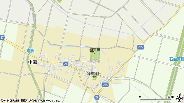 〒959-2066 新潟県阿賀野市中潟の地図