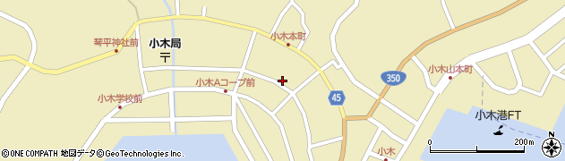 新潟県佐渡市小木町333周辺の地図