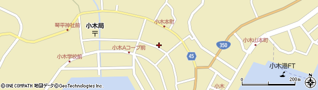 新潟県佐渡市小木町330周辺の地図