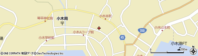 新潟県佐渡市小木町325周辺の地図