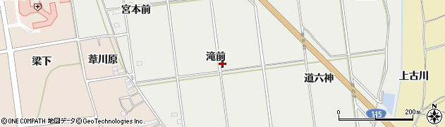 福島県伊達市伏黒（滝前）周辺の地図