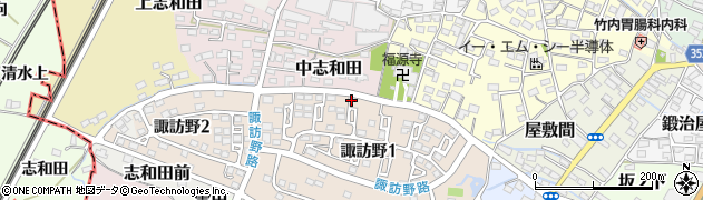 福島県伊達市寺前周辺の地図