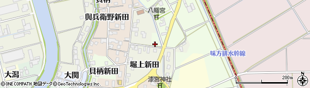 新潟県新潟市西蒲区貝柄新田755周辺の地図