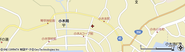 新潟県佐渡市小木町318周辺の地図