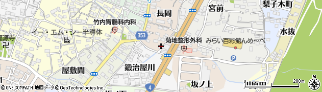 福島県伊達市長岡29周辺の地図