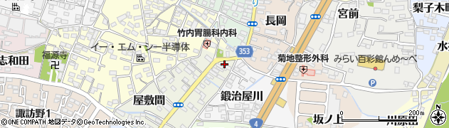 福島県伊達市田町37周辺の地図