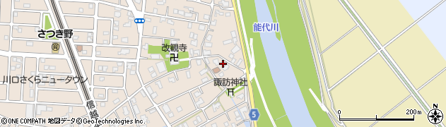 新潟県新潟市秋葉区川口12周辺の地図