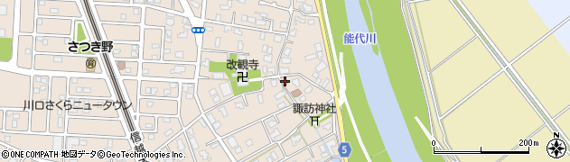 新潟県新潟市秋葉区川口16周辺の地図