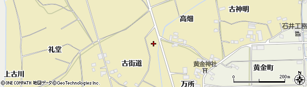 福島県伊達市保原町上保原（新街道）周辺の地図