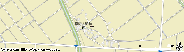 新潟県新潟市秋葉区長割周辺の地図