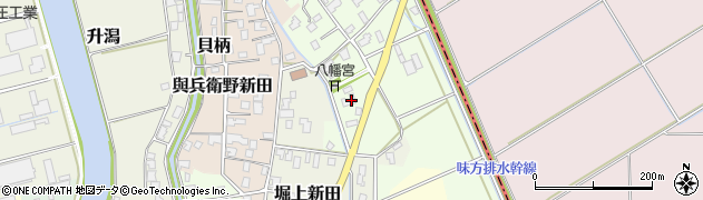 新潟県新潟市西蒲区貝柄新田312周辺の地図