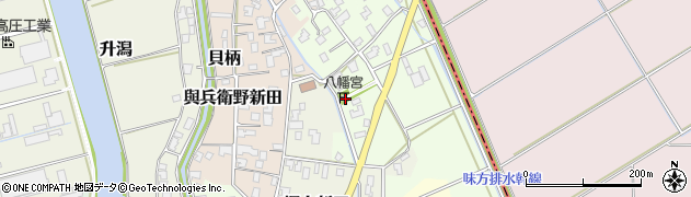 新潟県新潟市西蒲区貝柄新田316周辺の地図