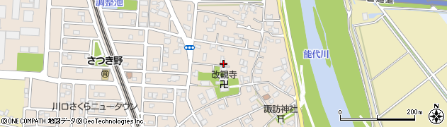 新潟県新潟市秋葉区川口周辺の地図
