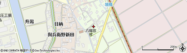 新潟県新潟市西蒲区貝柄新田282周辺の地図