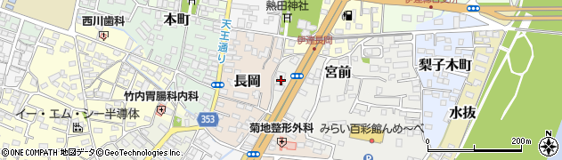 福島県伊達市宮前23周辺の地図