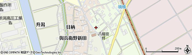 新潟県新潟市西蒲区貝柄新田320周辺の地図