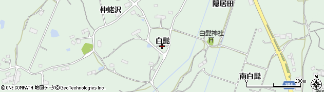 福島県相馬市石上（白髭）周辺の地図