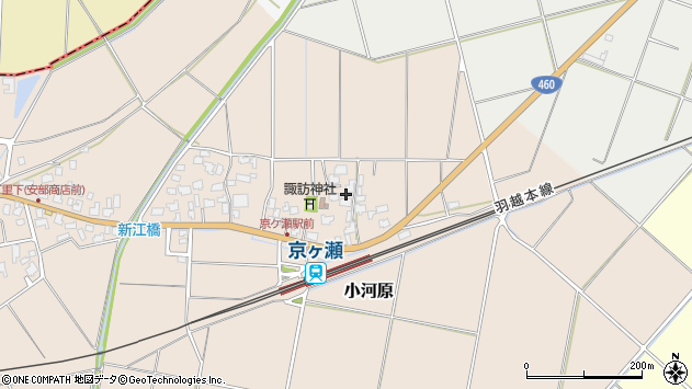 〒959-2134 新潟県阿賀野市小河原の地図