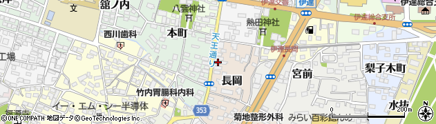 福島県伊達市長岡9周辺の地図