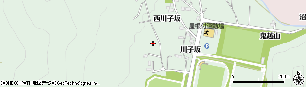 福島県福島市大笹生（下川子坂）周辺の地図