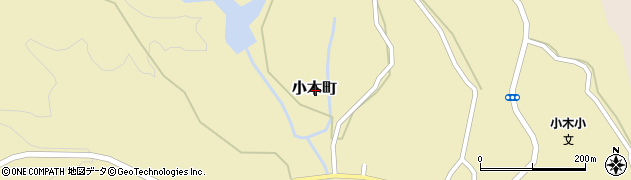 新潟県佐渡市小木町周辺の地図