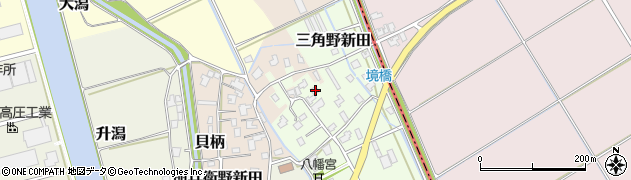 新潟県新潟市西蒲区貝柄新田336周辺の地図