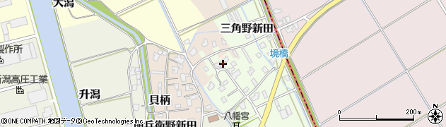 新潟県新潟市西蒲区貝柄新田338周辺の地図