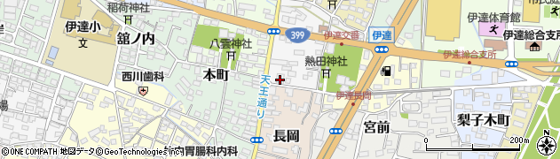 福島信用金庫伊達支店周辺の地図