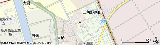 新潟県新潟市西蒲区貝柄新田342周辺の地図