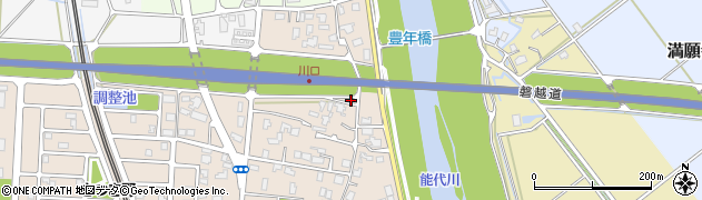 新潟県新潟市秋葉区川口74周辺の地図