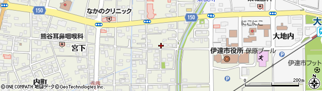 福島県伊達市保原町城ノ内97周辺の地図