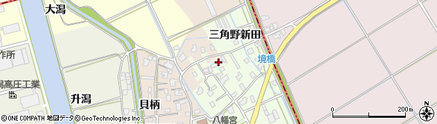 新潟県新潟市西蒲区貝柄新田693周辺の地図