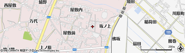 福島県福島市飯坂町平野坂ノ上6周辺の地図