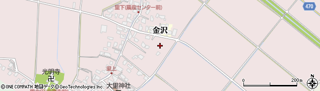 新潟県阿賀野市深町周辺の地図
