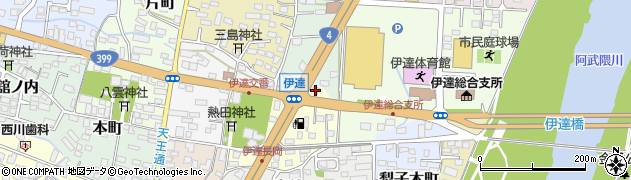 メガネセンター　伊達店周辺の地図