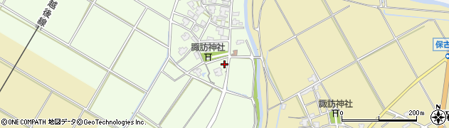 新潟県新潟市西区藤野木208周辺の地図