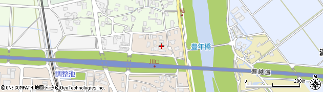 新潟県新潟市秋葉区川口63周辺の地図