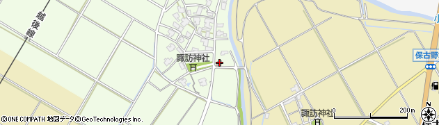 新潟県新潟市西区藤野木21周辺の地図