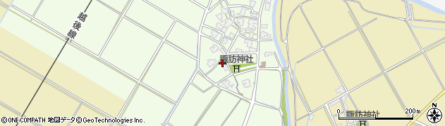 新潟県新潟市西区藤野木215周辺の地図