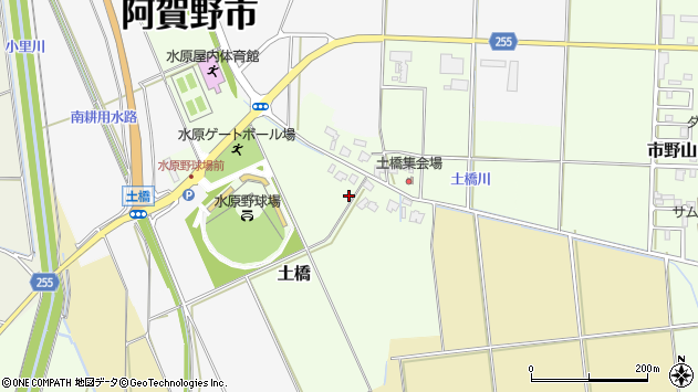 〒959-2063 新潟県阿賀野市土橋の地図
