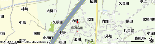 福島県福島市飯坂町東湯野西畑10周辺の地図